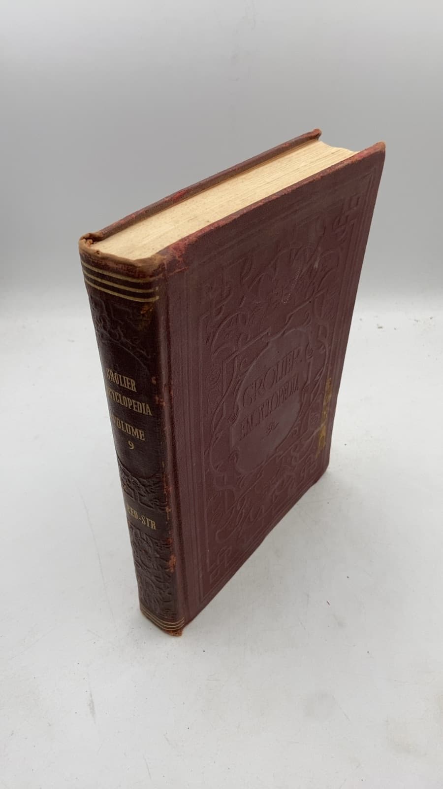 Grolier Encyclopedia - front cover