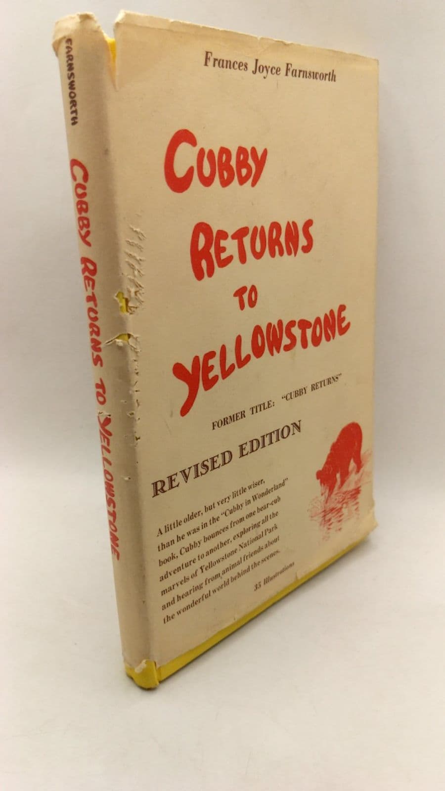 Cubby Returns to Yellowstone by Frances Joyce Farnsworth - front cover