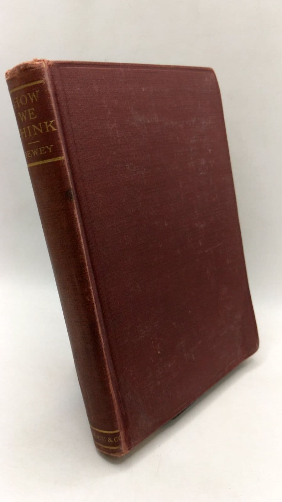HOW WE Think by John Dewey - front cover