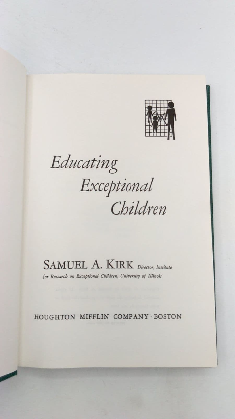 Educating Exceptional Children by Samuel A. Kirk - title page