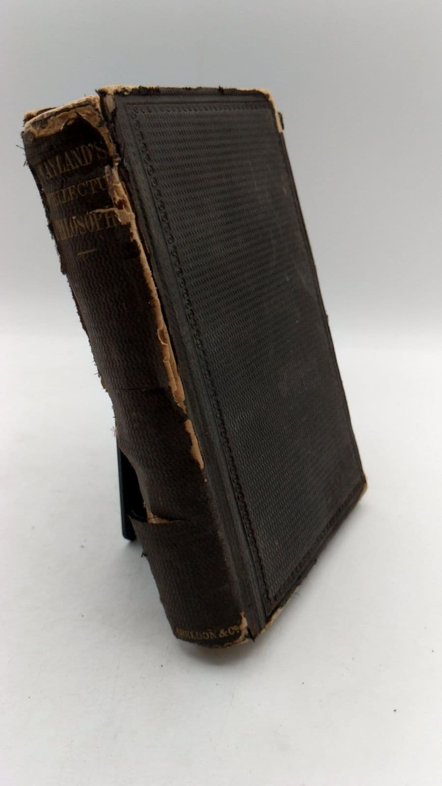 The Elements of Intellectual Philosophy by Francis Wayland - front cover