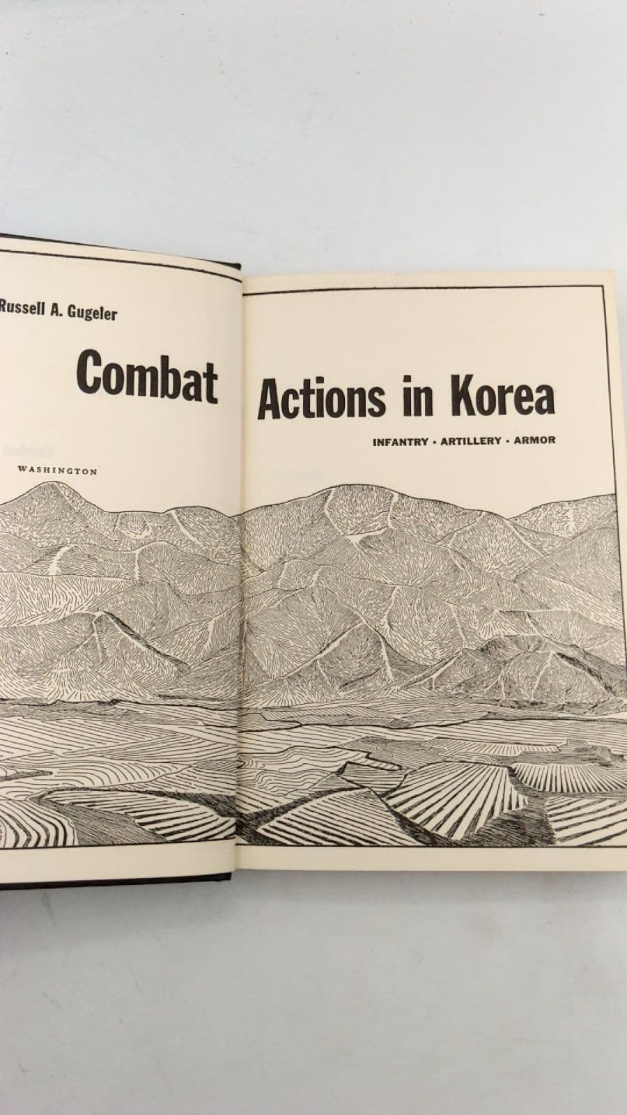 Combat Actions in Korea by Russell A. Gugeler - title page