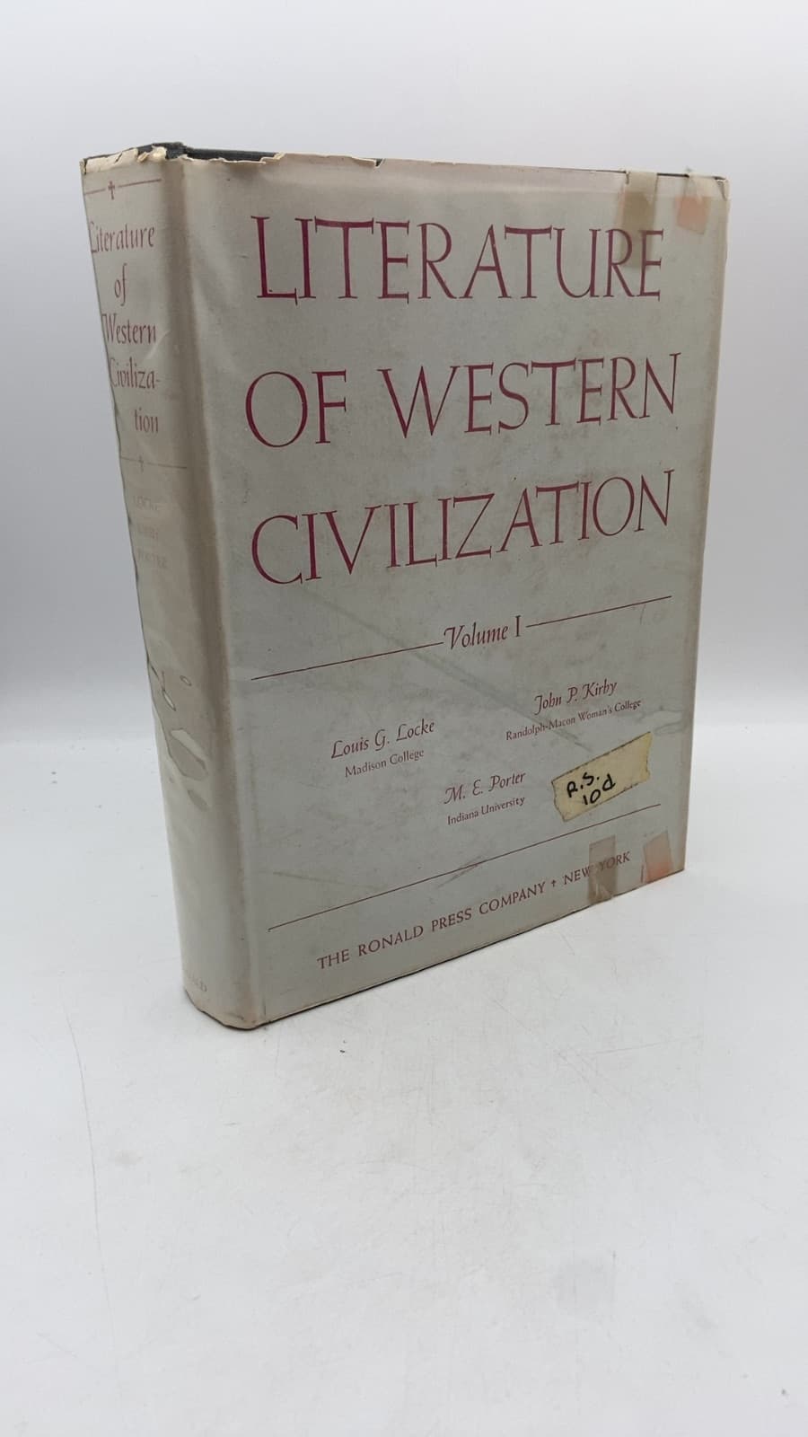 Literature of Western Civilization by Louis G. Locke, John Pendy Kirby, M. E. Porter - front cover