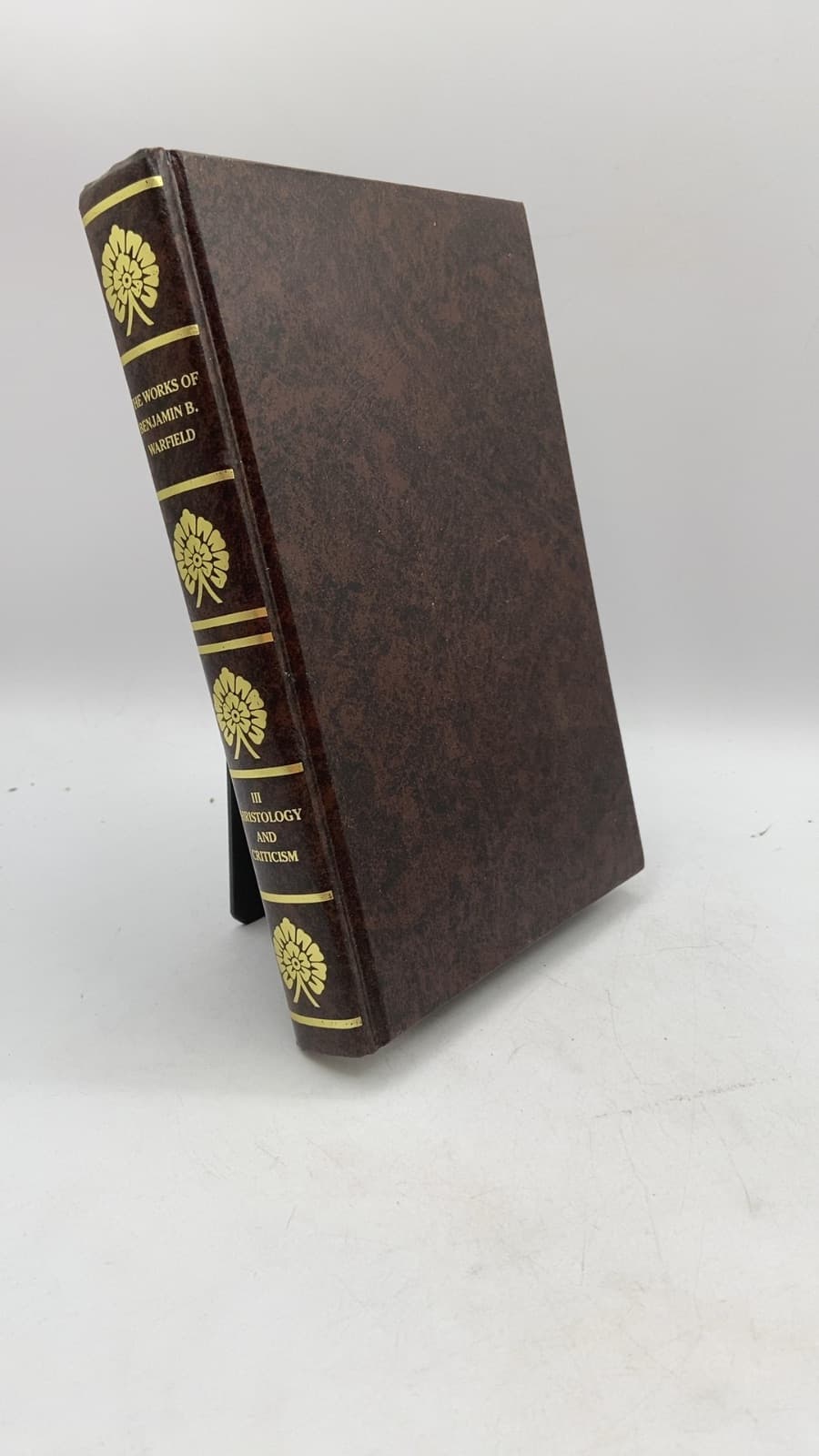  Volume 3. Christology and Criticism by Benjamin Breckinridge Warfield - front cover