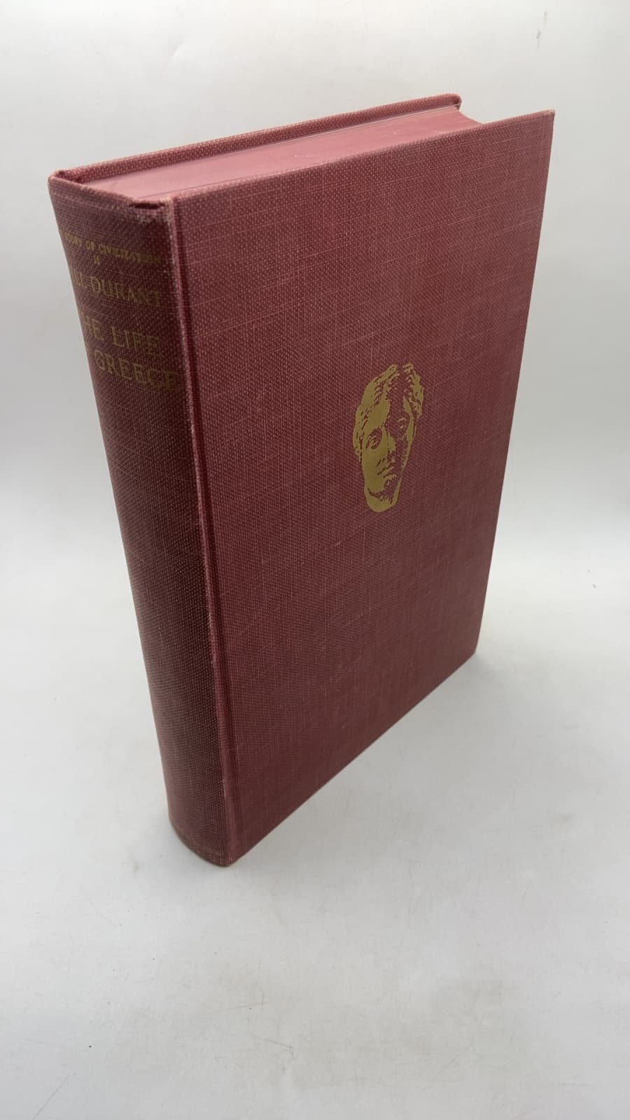 THE Life OF Greece by Will Durant - front cover