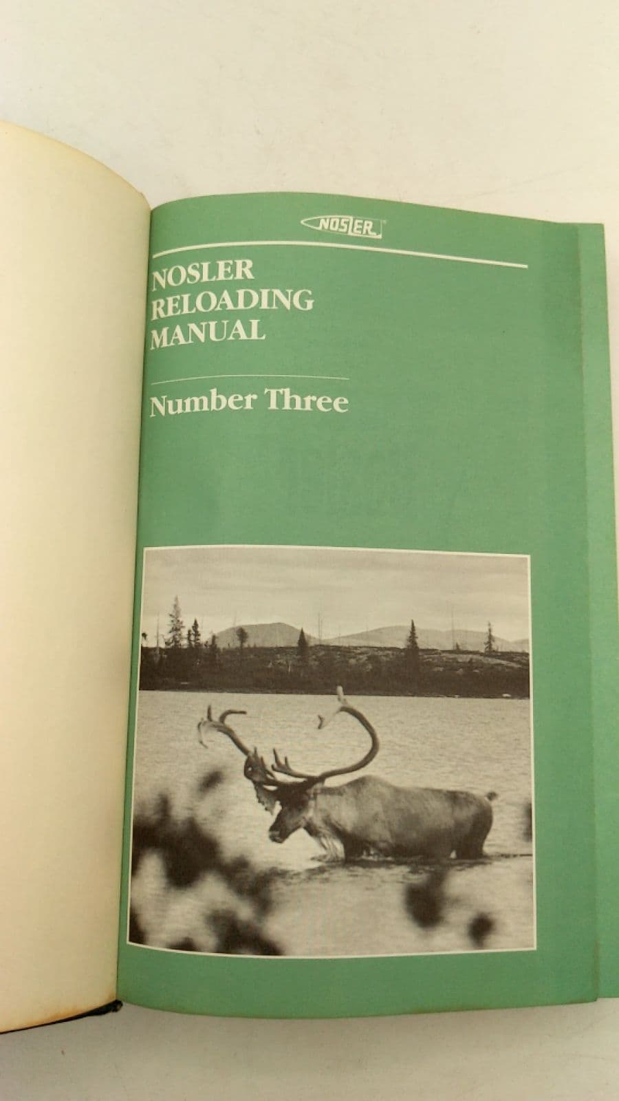Nosler Reloading Manual Number Three - title page