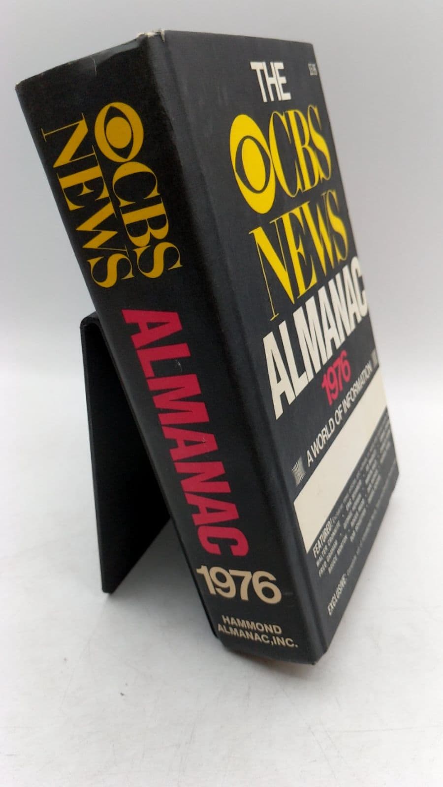 THE CBS News Almanac 1976 by Sylvia Westerman, Laurence Urdang - front cover
