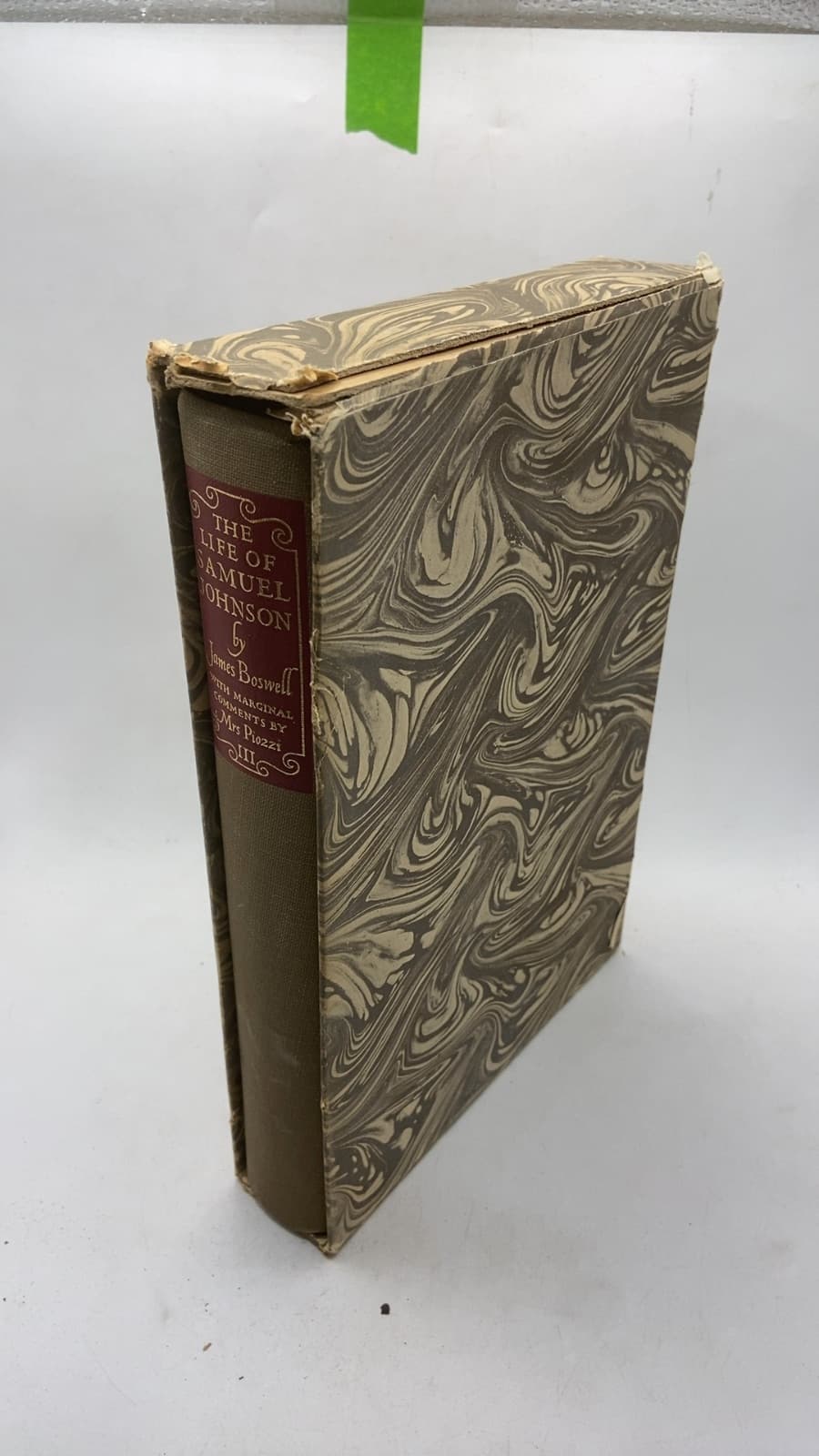The Life of Samuel Johnson L.L.D. by James Boswell, Esq. - front cover