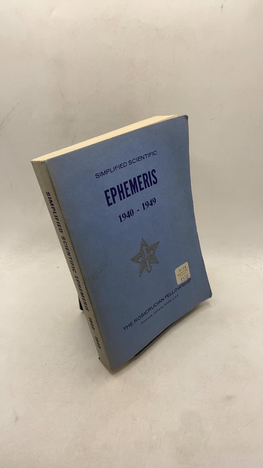 Simplified Scientific Ephemeris 1940 - 1949 - front cover