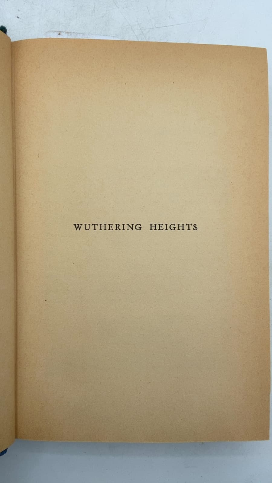 Wuthering Heights - title page
