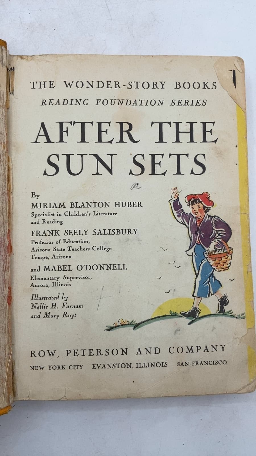 After THE SUN Sets by Miriam Blanton Huber, Frank Seely Salisbury, Mabel O'Donnell - title page