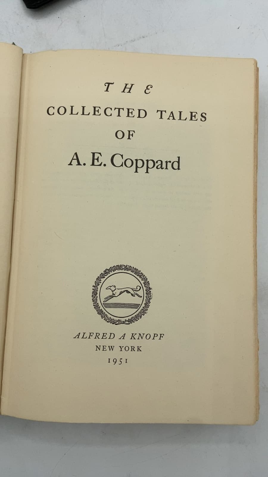 The Collected Tales of A. E. Coppard by A. E. Coppard - title page