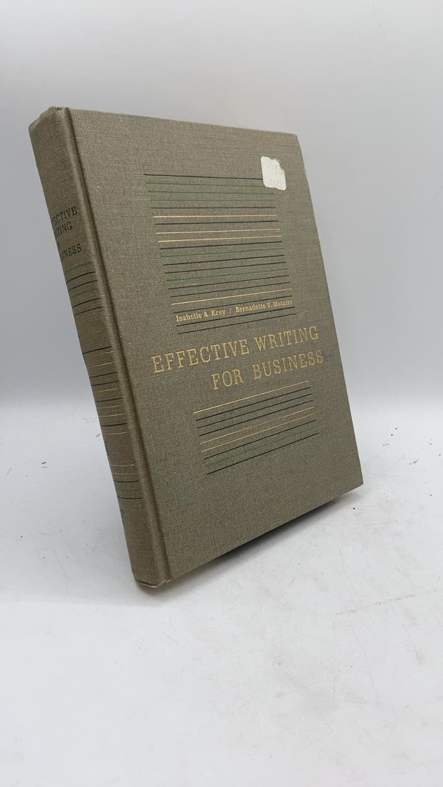 Effective Writing for Business by Isabelle A. Krey, Bernadette E. Mautner - front cover