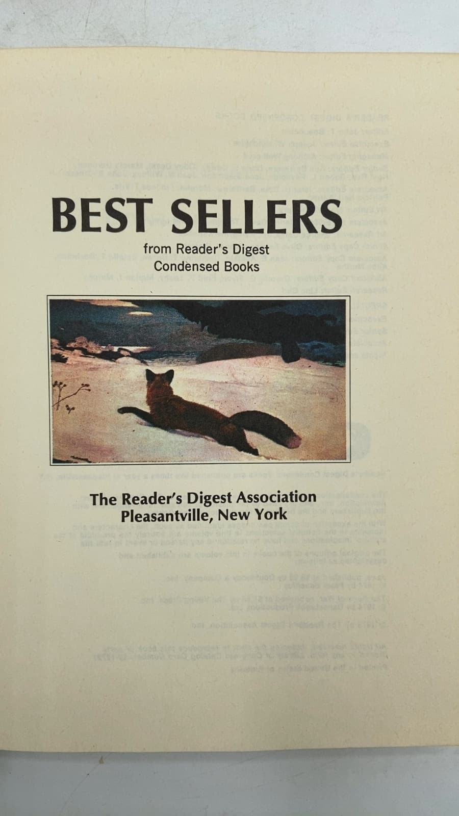 Best Sellers from Reader's Digest Condensed Books - title page