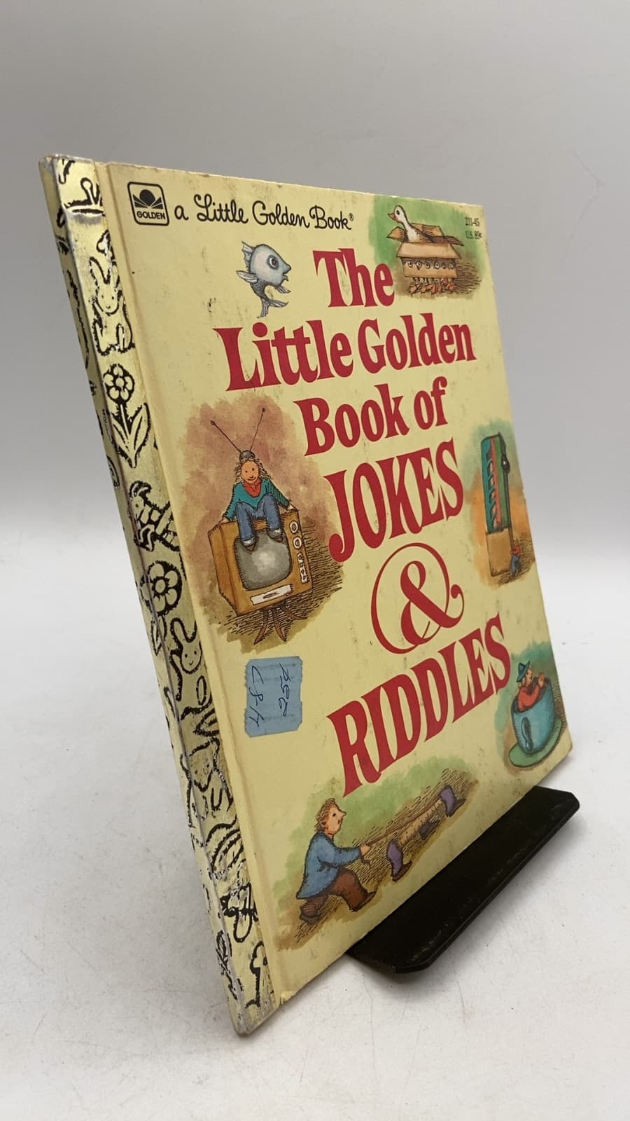 The Little Golden Book of Jokes & Riddles by E. D. Ebsun - front cover