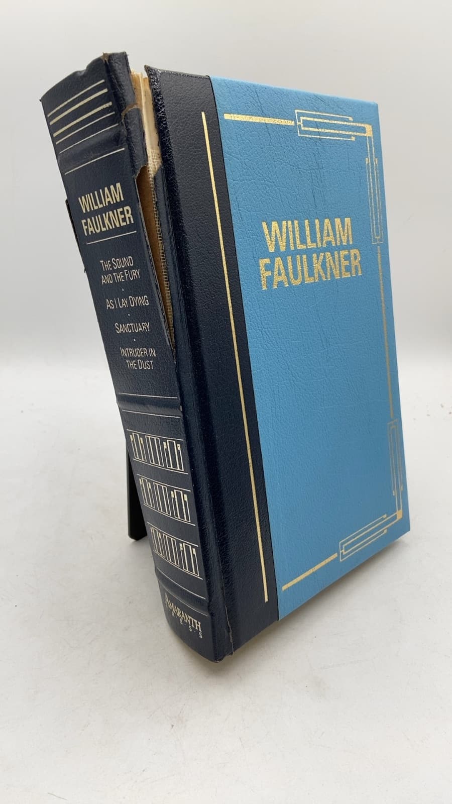 The Sound and the Fury, As I Lay Dying, Sanctuary, Intruder in the Dust by William Faulkner - front cover