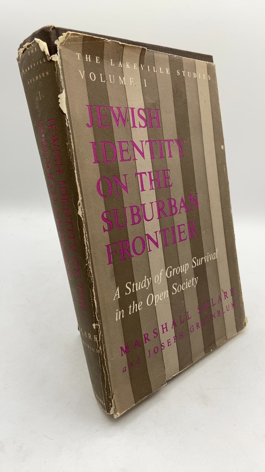 Jewish Identity on the Suburban Frontier Vol. 1 by Marshall Sklare and Joseph Greenblum - front cover