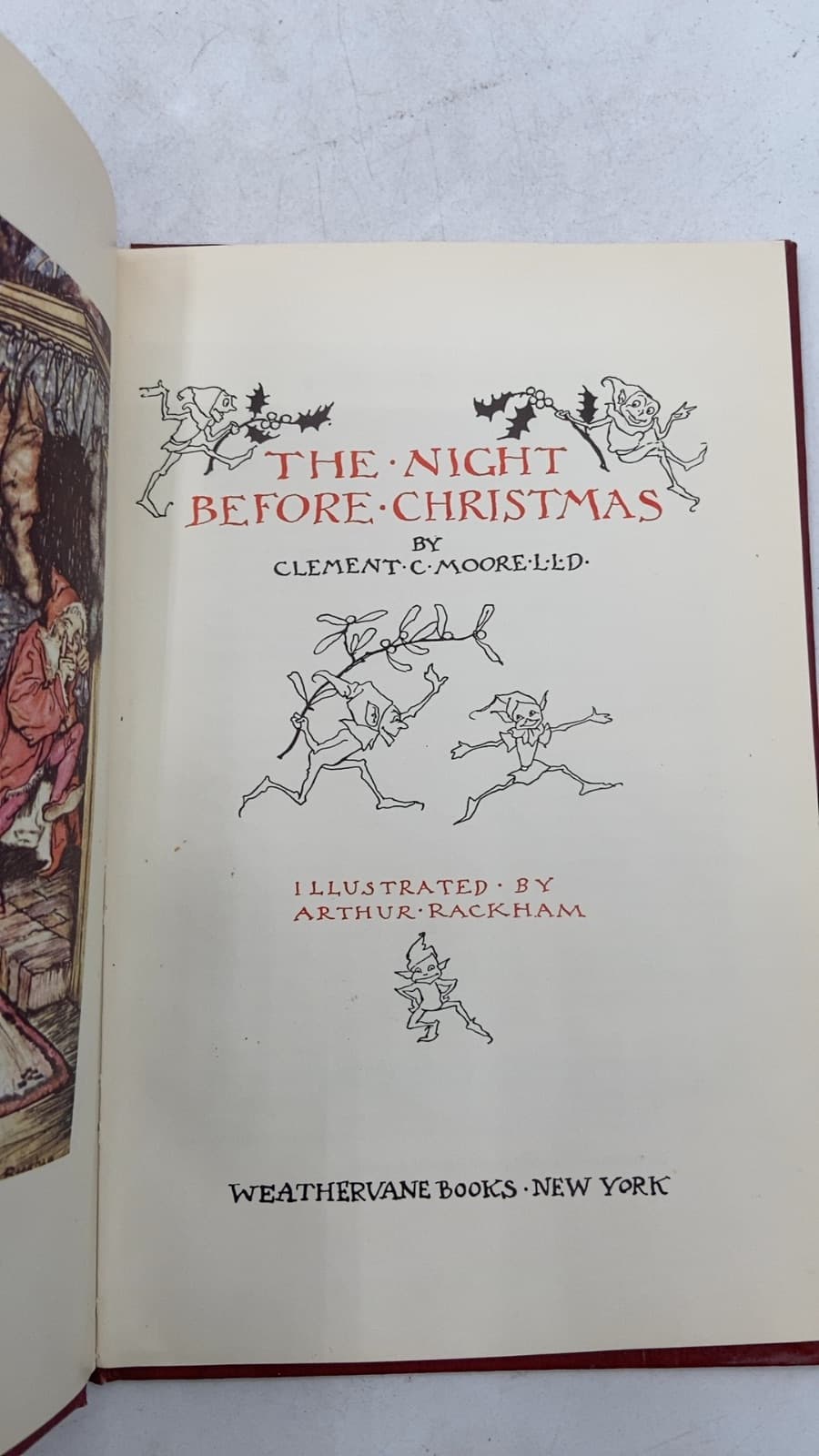 The Night Before Christmas by Clement C. Moore - title page
