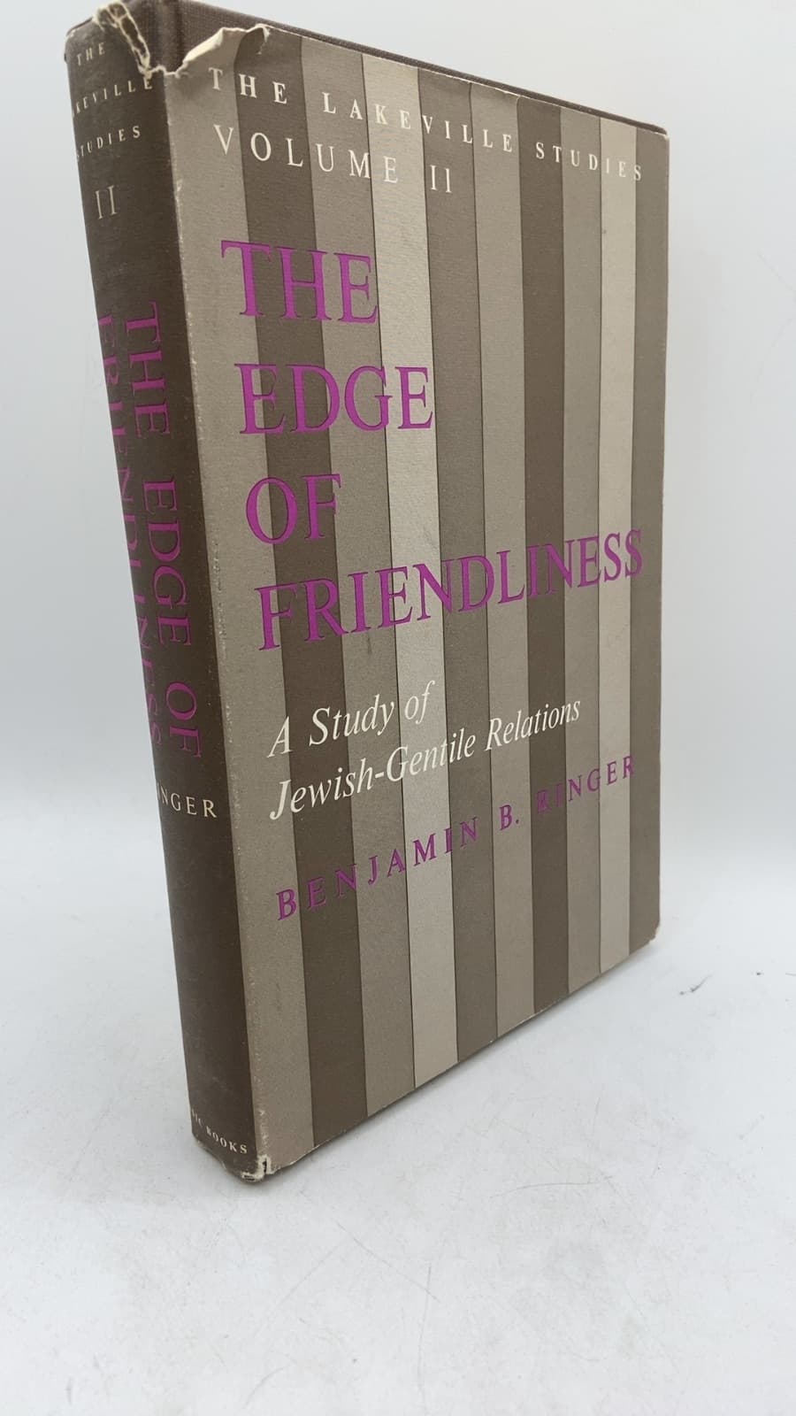 The Edge of Friendliness by Benjamin B. Ringer - front cover