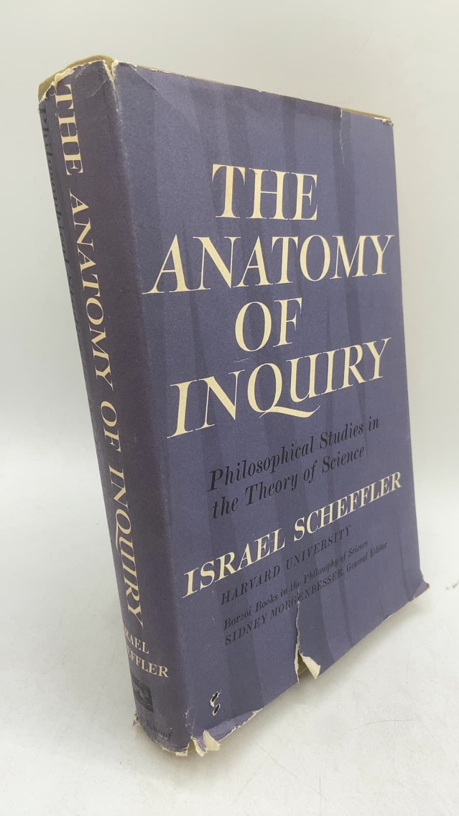 THE Anatomy OF Inquiry by Israel Scheffler - front cover