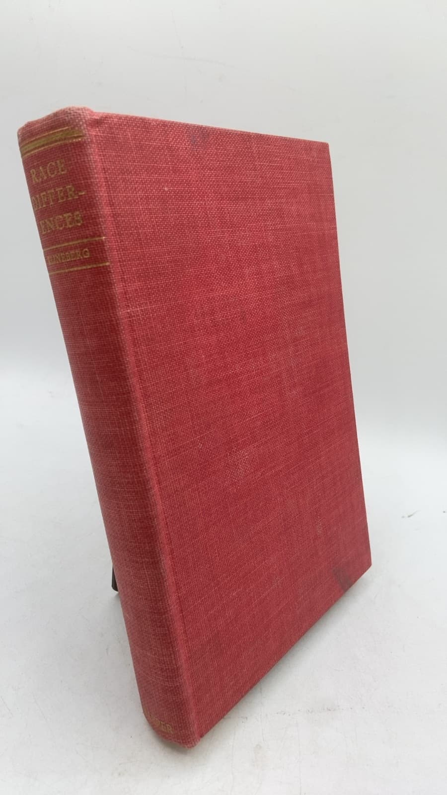 Race Differences by Otto Klineberg - front cover