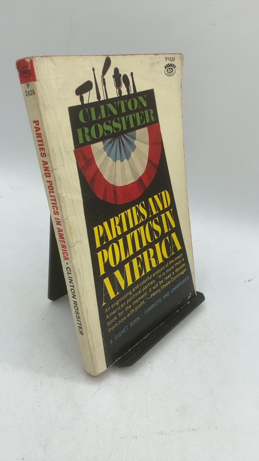 Parties and Politics in America by Clinton Rossiter - front cover
