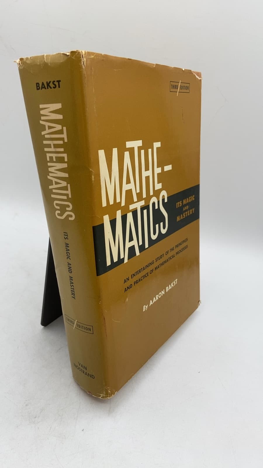 Mathematics: Its Magic and Mastery by Aaron Bakst - front cover