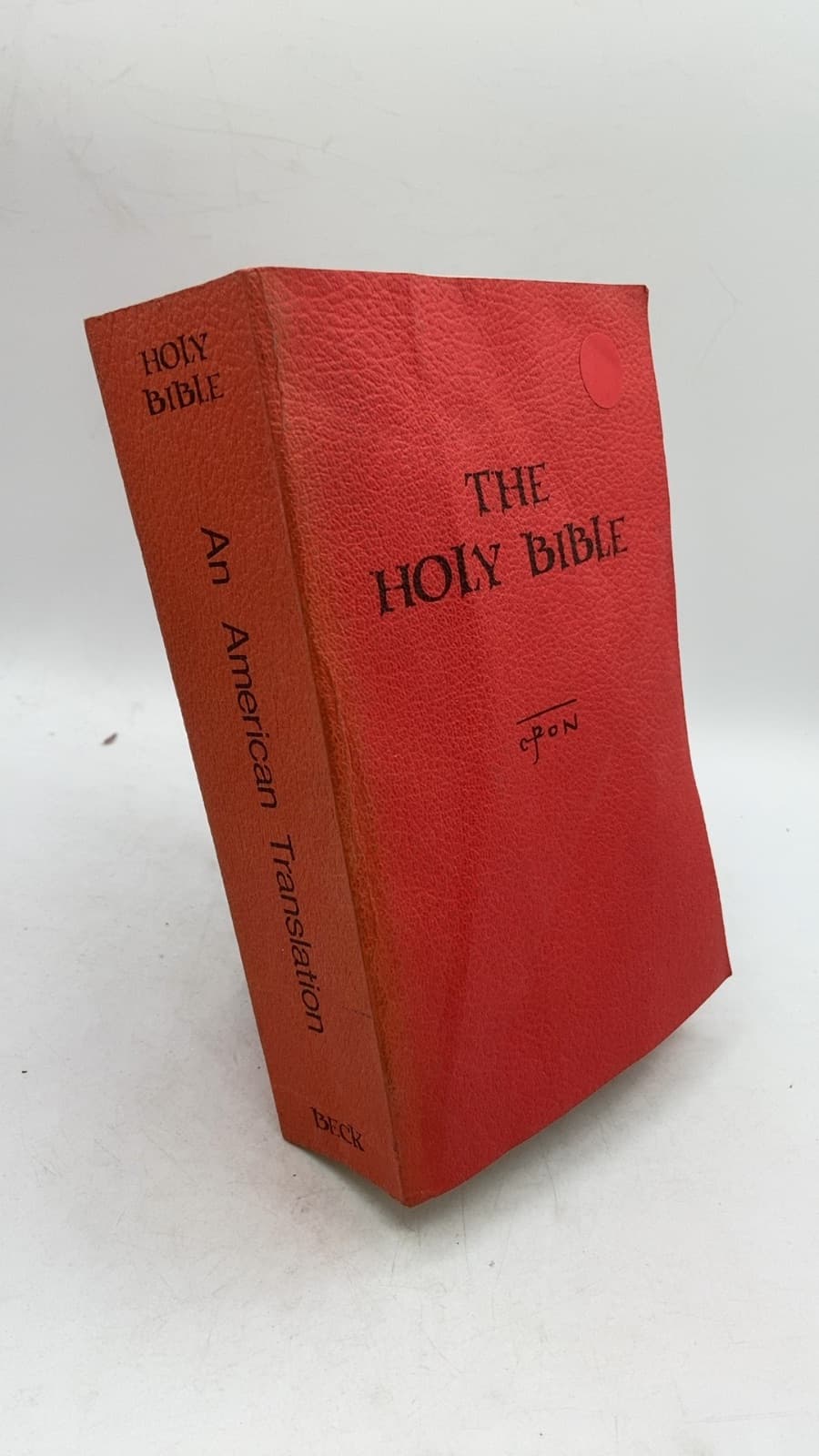 The Holy Bible: An American Translation by William F. Beck - front cover