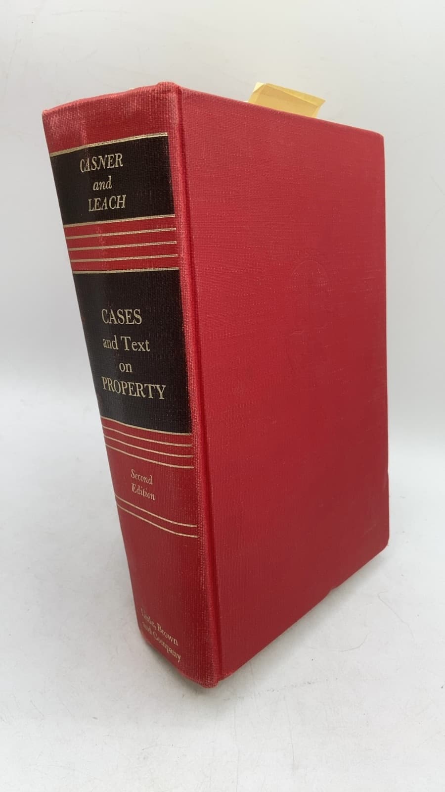 Cases and Text on Property by A. James Casner and W. Barton Leach - front cover