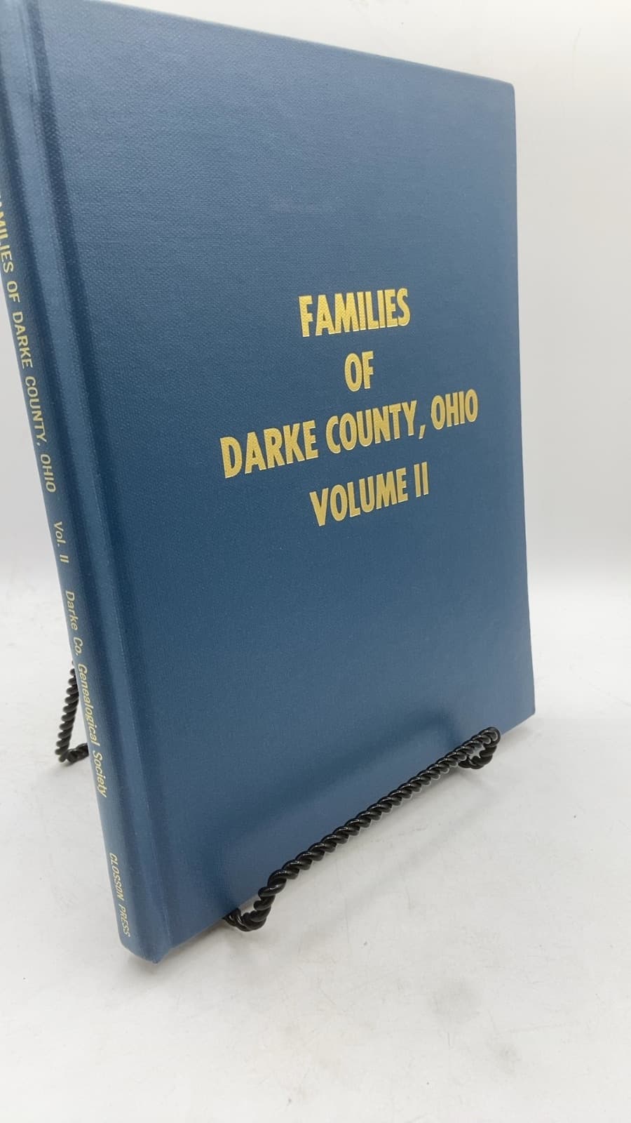 Families OF Darke County, Ohio Volume II - front cover