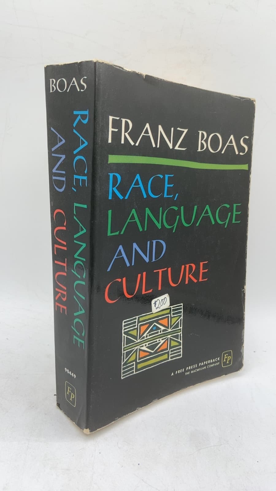 Race, Language and Culture by Franz Boas - front cover