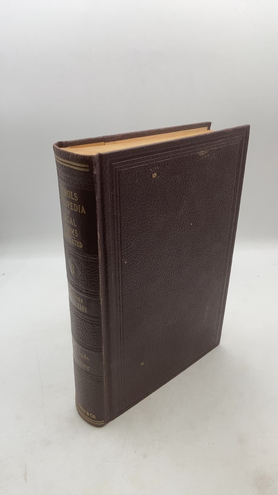 Cyclopedia of Legal Forms Annotated by Clark A. Nichols - front cover