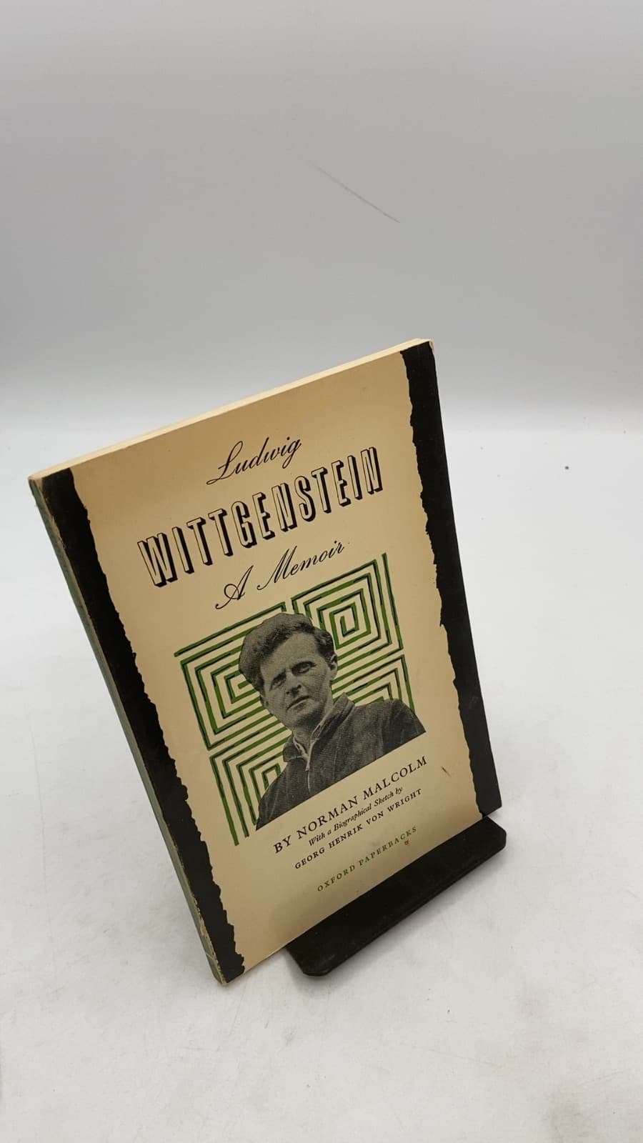 Ludwig Wittgenstein: A Memoir by Norman Malcolm - front cover