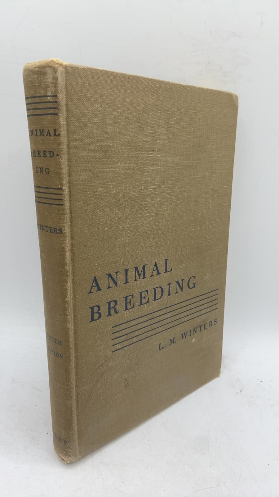 Animal Breeding by Laurence M. Winters - front cover