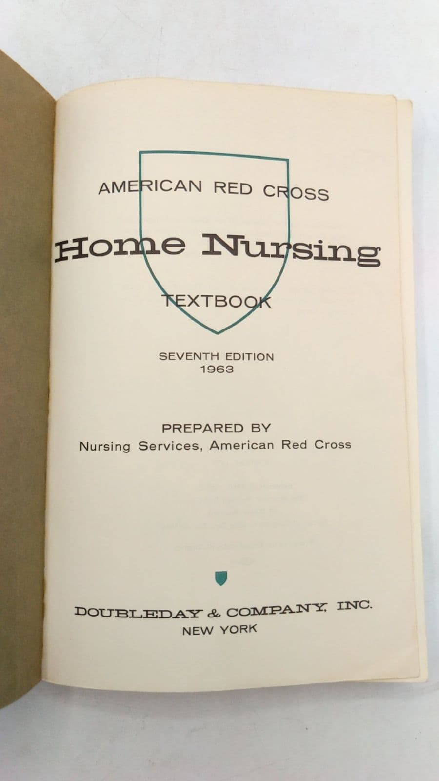 Home Nursing Textbook by Nursing Services, American Red Cross - title page