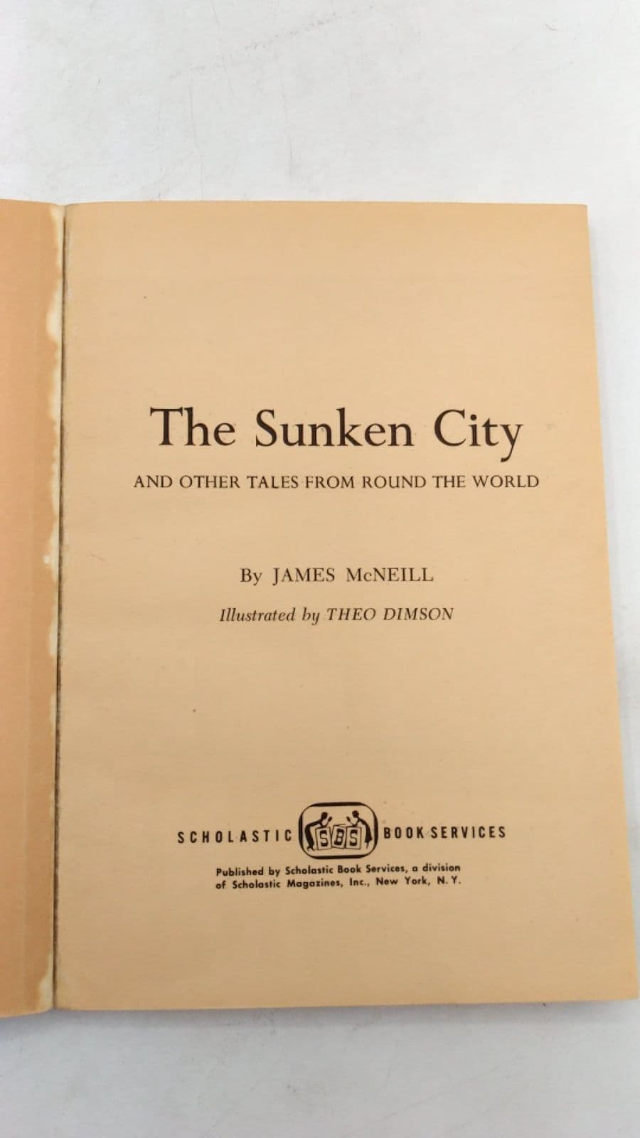 The Sunken City and Other Tales from Round the World by James McNeill - title page