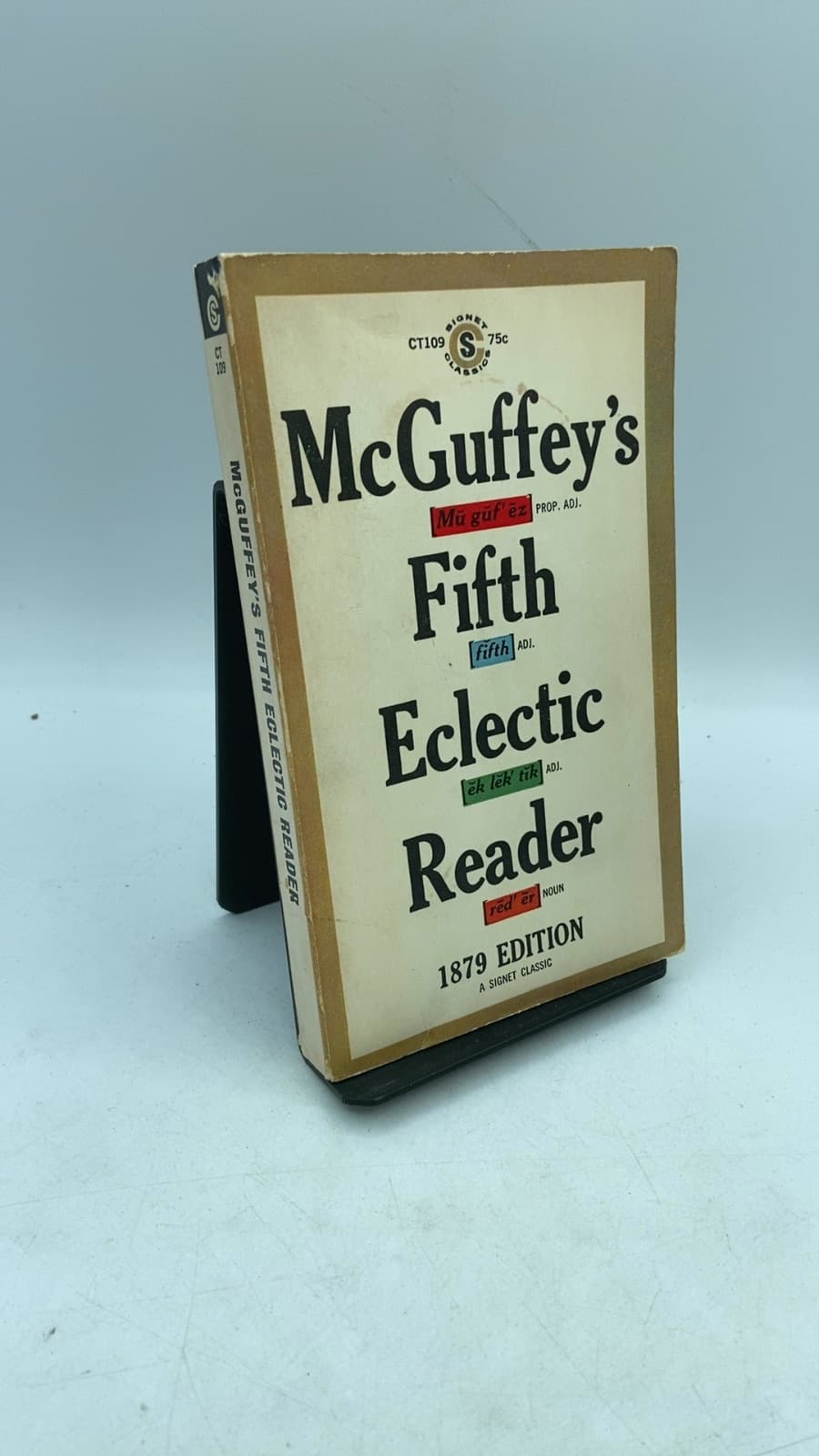 McGuffey's Fifth Eclectic Reader - front cover