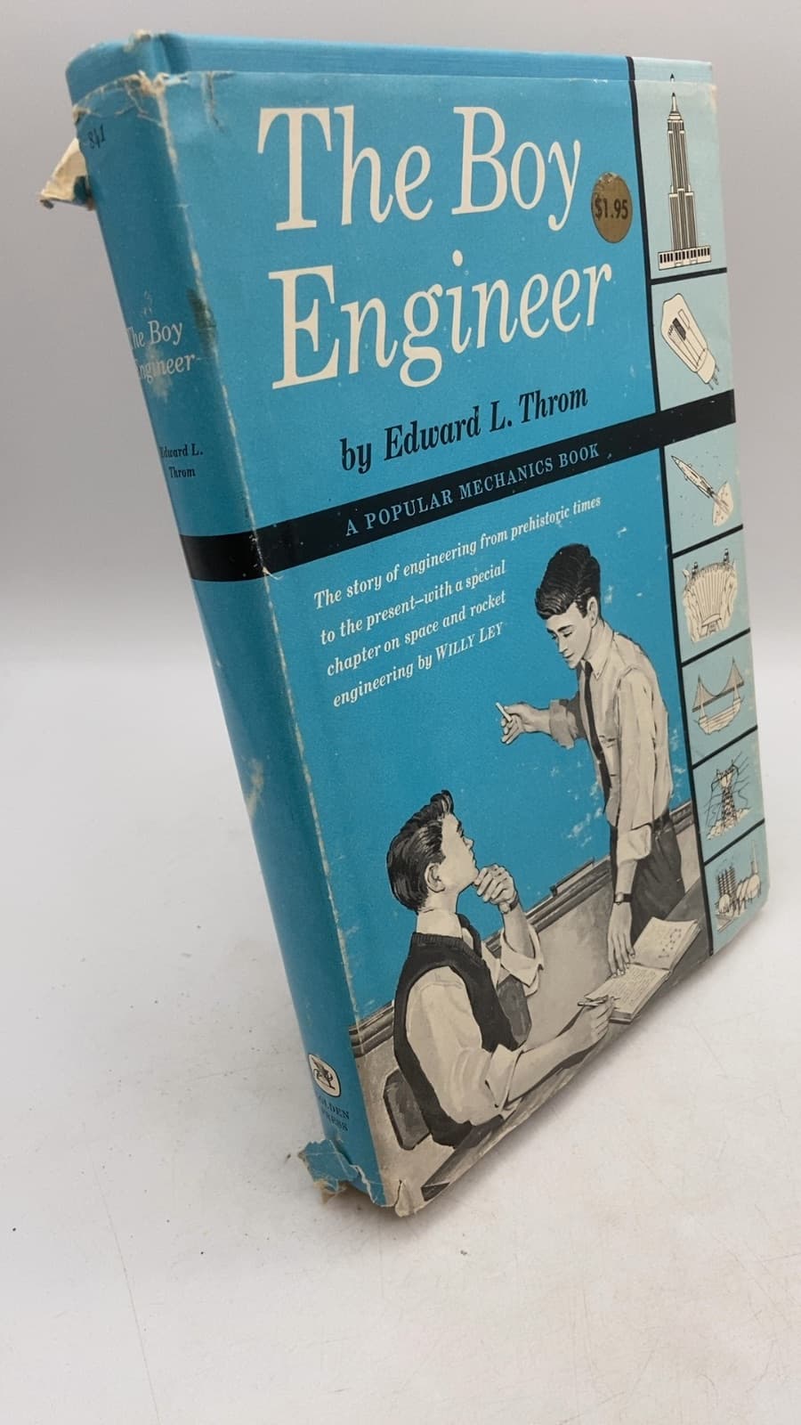 The Boy Engineer by Edward L. Throm - front cover