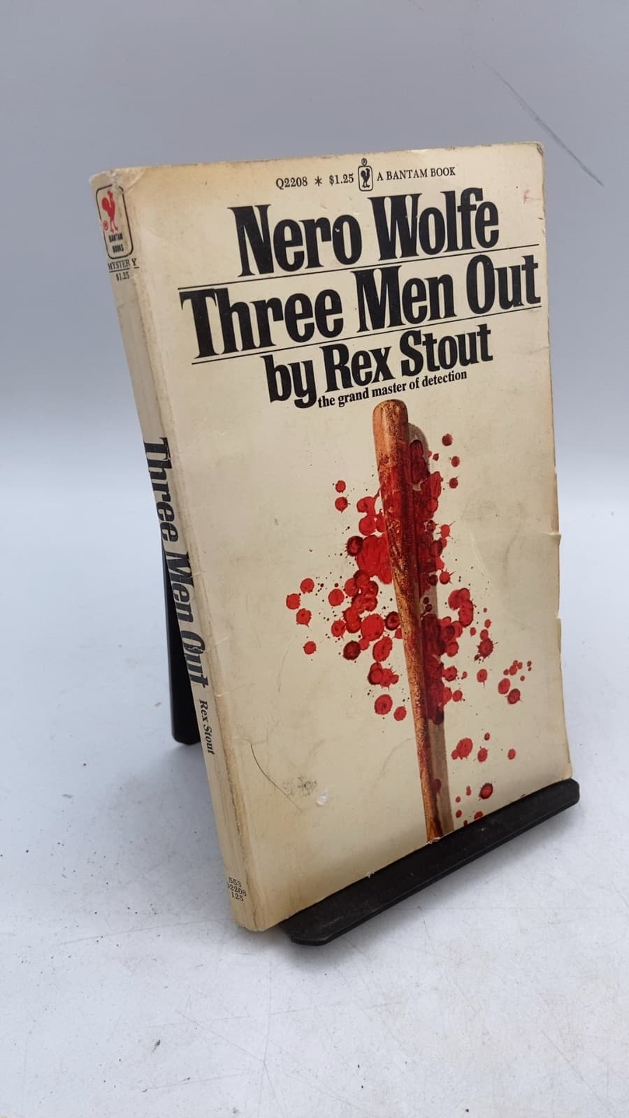 Three Men Out by Rex Stout - front cover