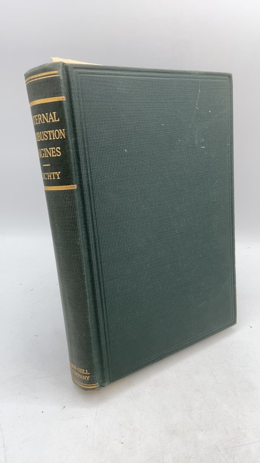 Internal Combustion Engines by Lester C. Lichty - front cover