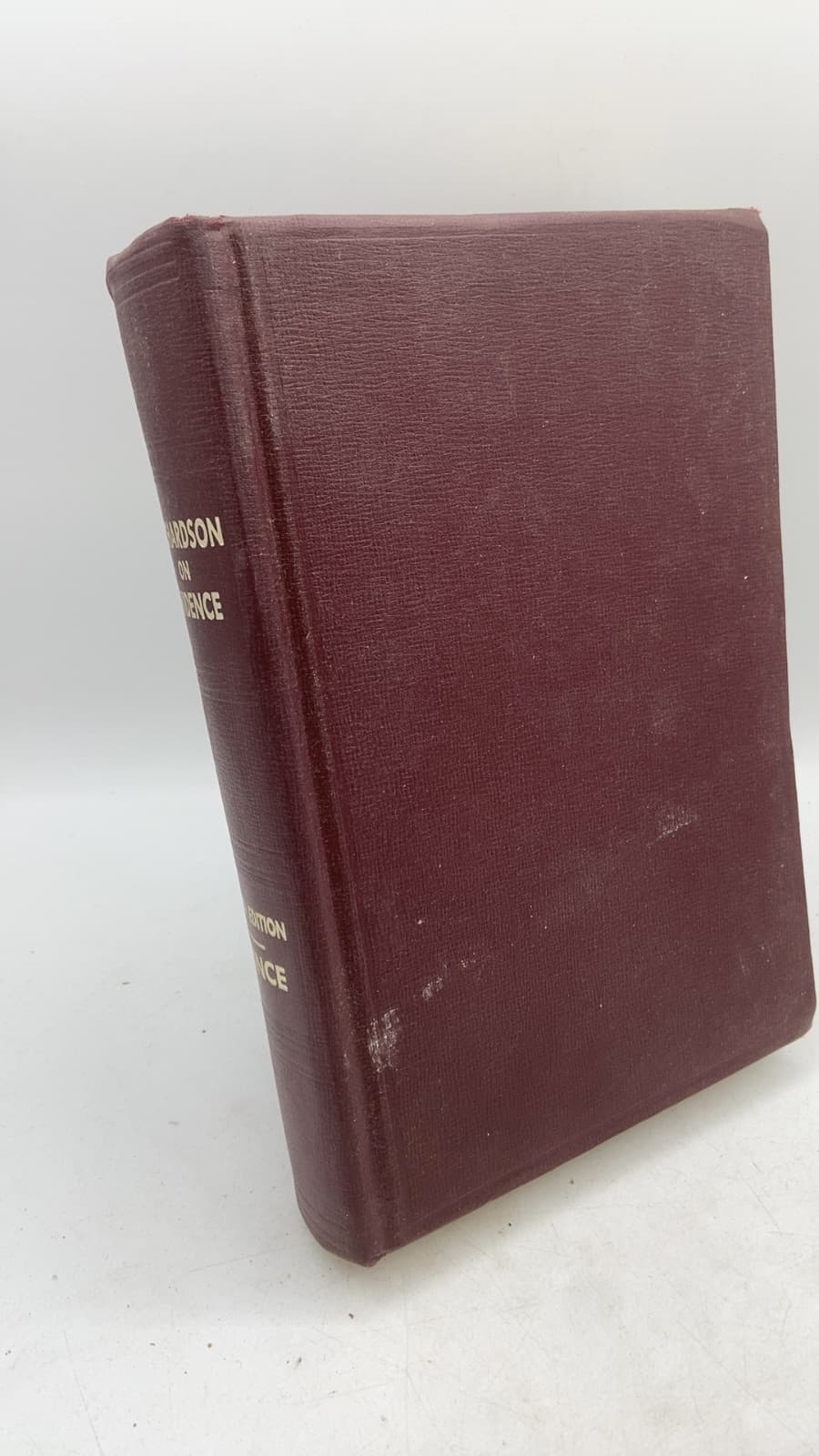 Richardson on Evidence by Jerome Prince - front cover