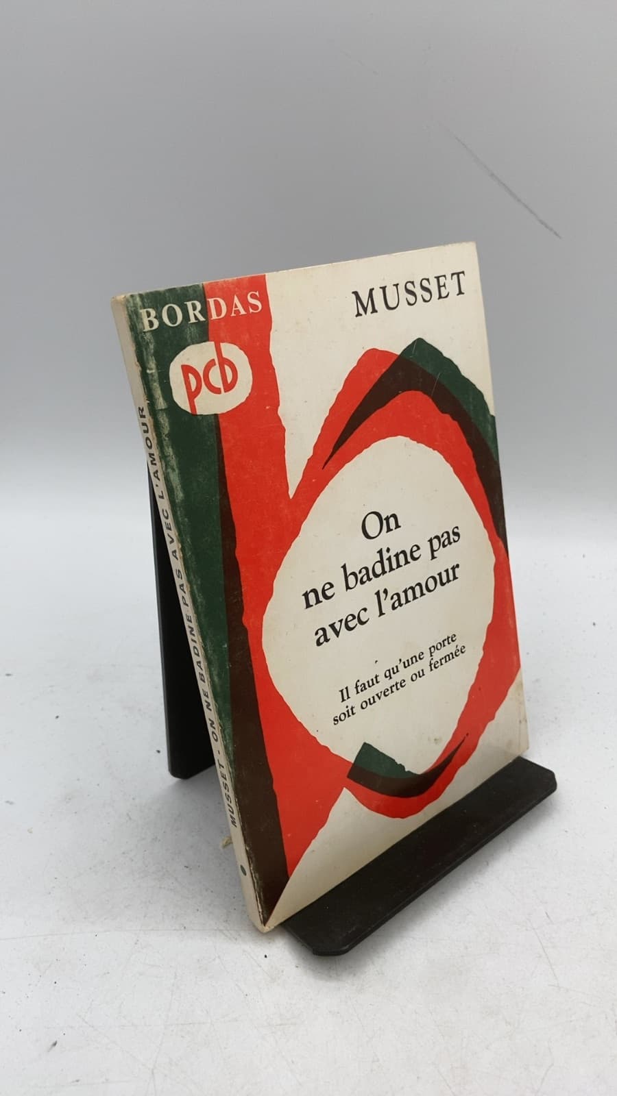 On ne badine pas avec l'amour by Musset - front cover