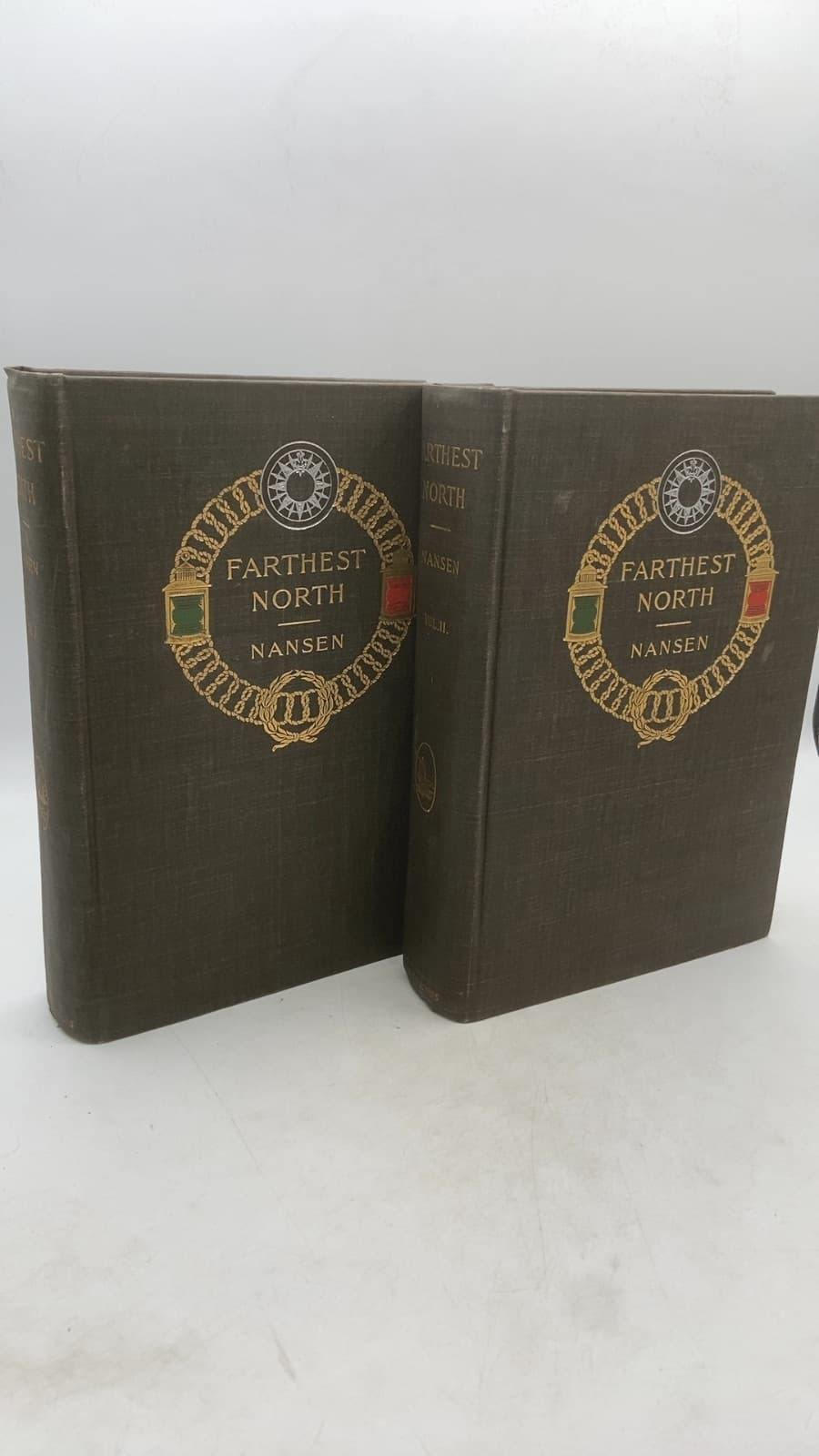 Farthest North Complete set Vol. I and II by Dr. Fridtjof Nansen - front cover