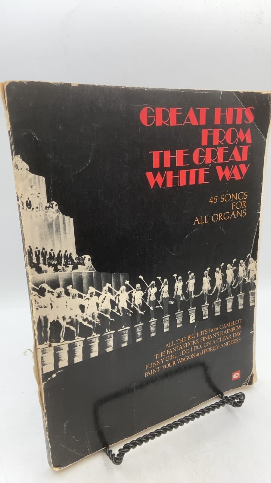 Great Hits from the Great White Way by Arranged by Mark Laub, Ashley Miller, & Elmer Ihrke - front cover