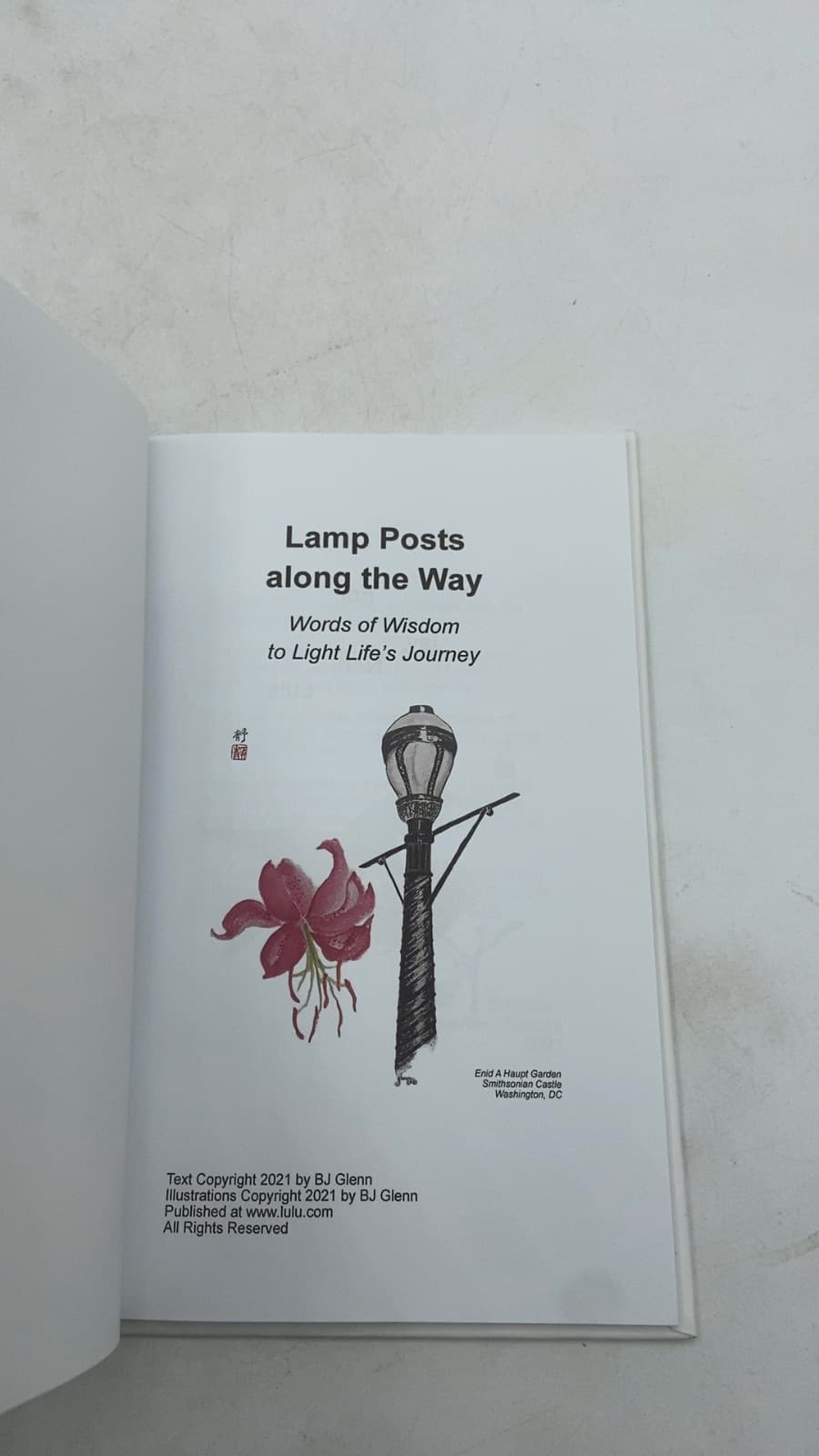 Lamp Posts along the Way by BJ Glenn - title page