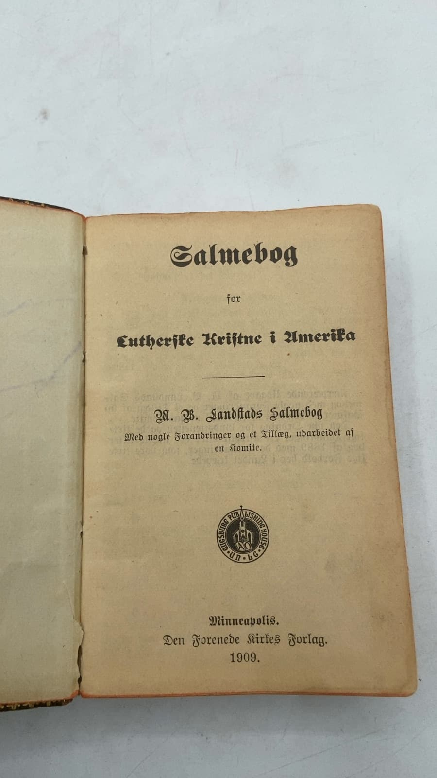 Salmebog for Lutherske Kristne i Amerika - title page