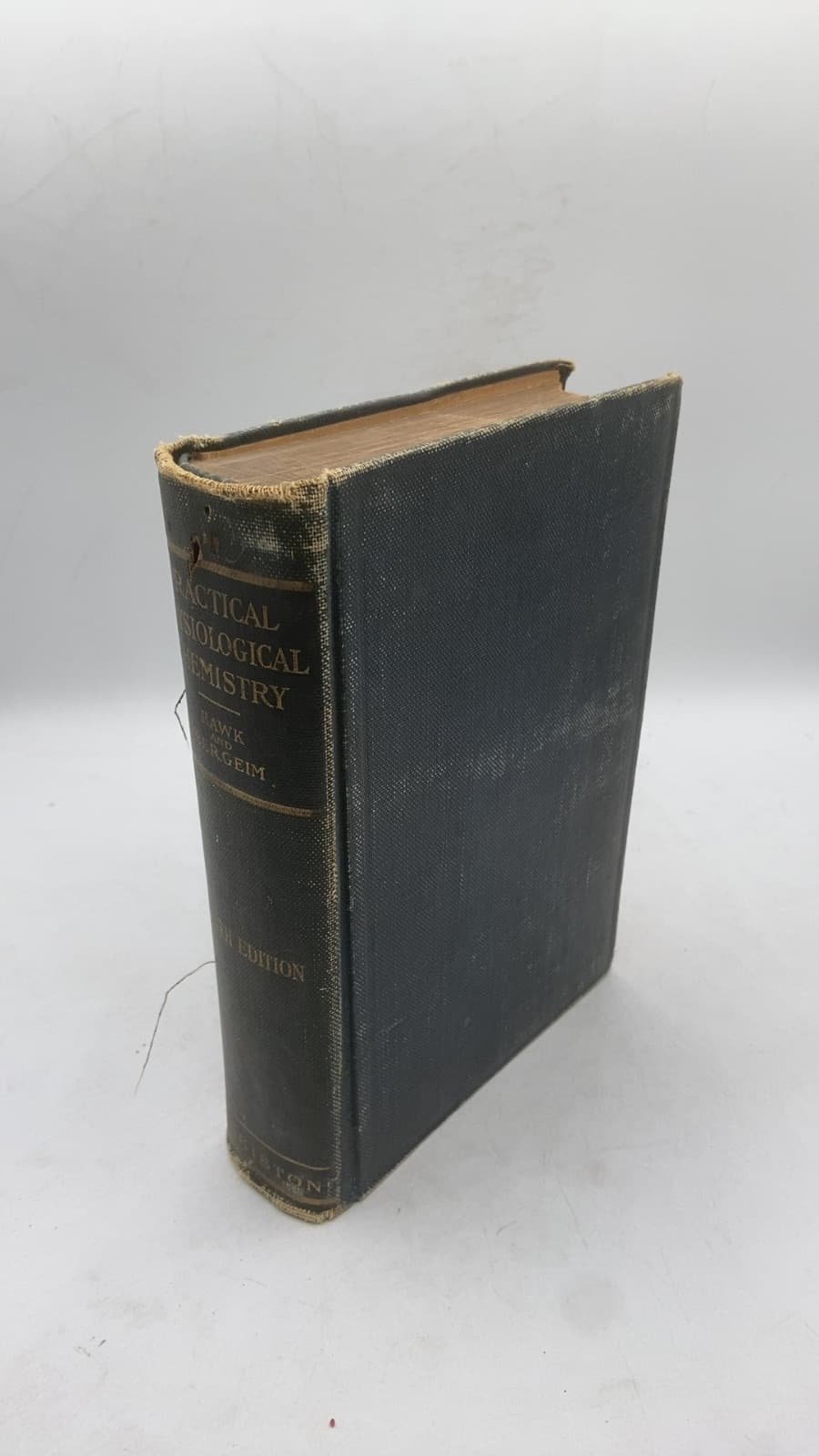 Practical Physiological Chemistry by Philip B. Hawk, Olaf Bergeim - front cover