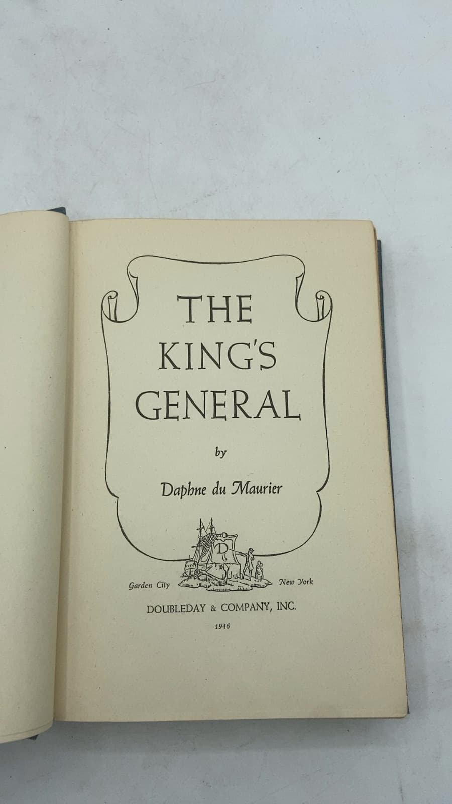 THE King's General by Daphne du Maurier - title page