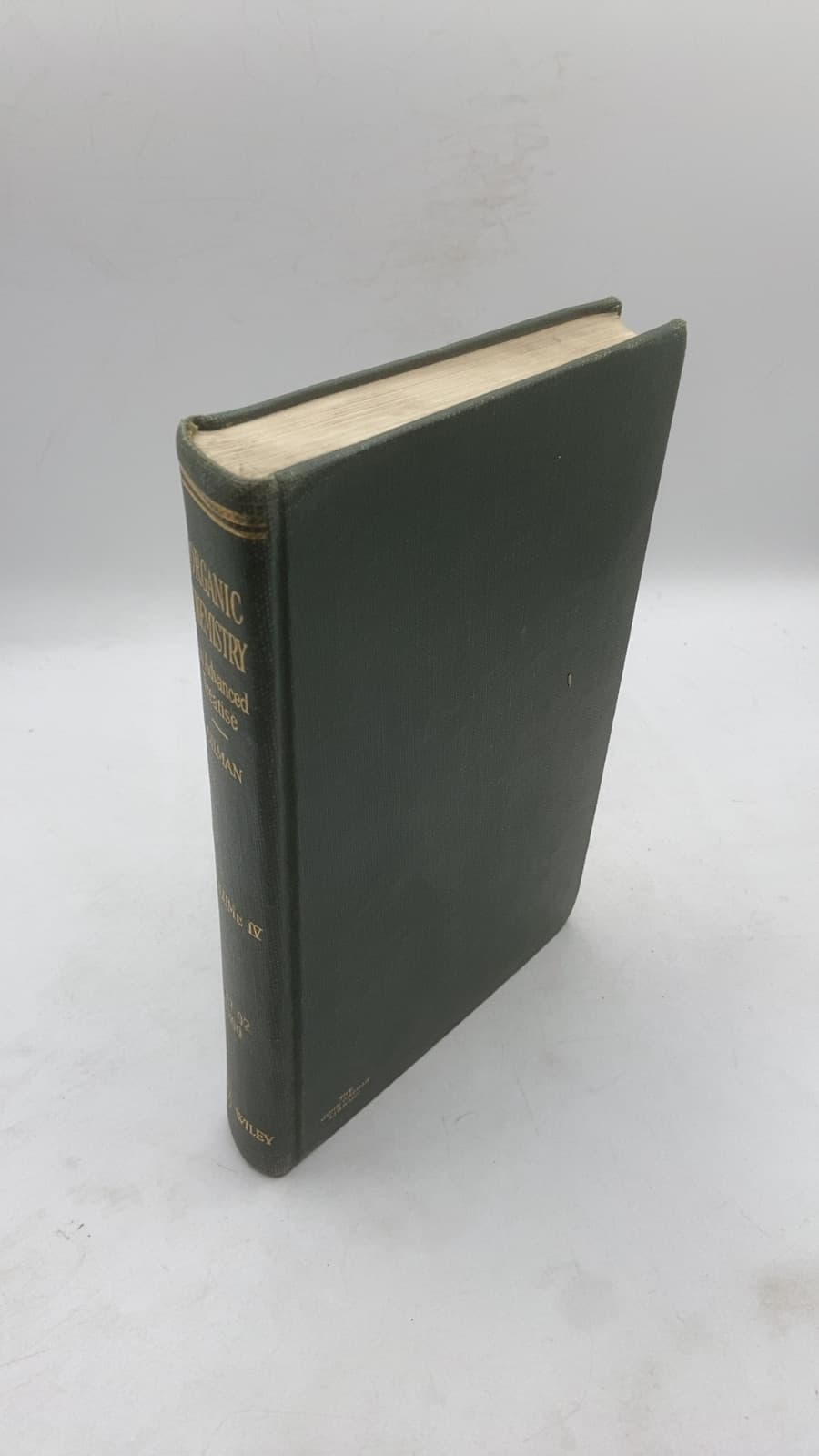 ORGANIC CHEMISTRY An Advanced Treatise by Henry Gilman - front cover