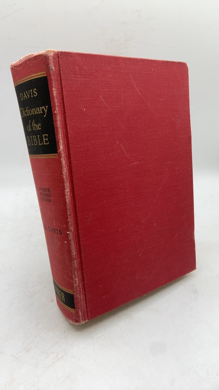 A Dictionary of the Bible by John D. Davis - front cover